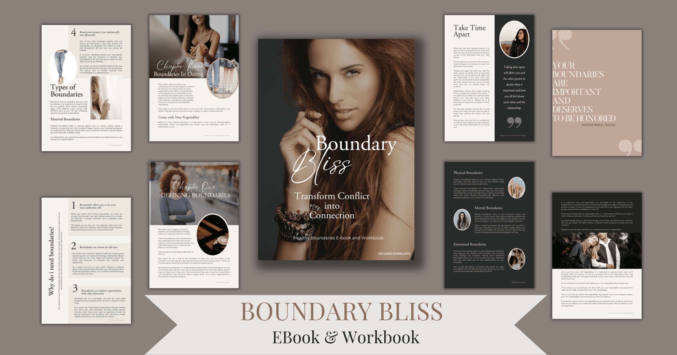 Boundary Bliss-Transforming Conflict into Connection EBook & Workbook image